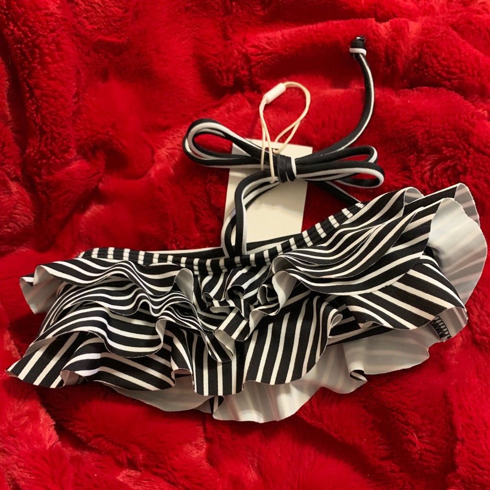 Girls mikoh bikini bandeau too Small nwt